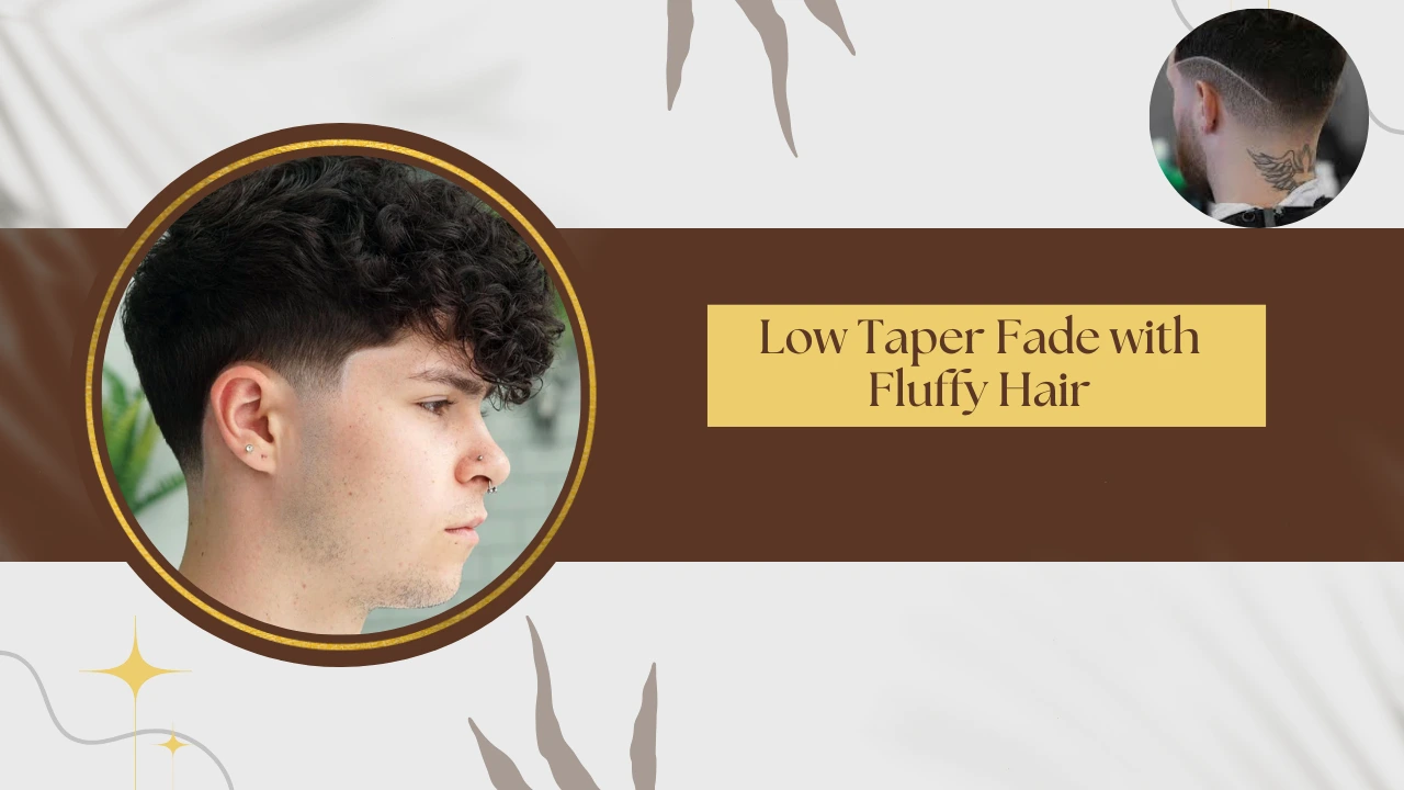 Low Taper Fade with Fluffy Hair